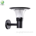 Luz de pared solar led impermeable blanca cálida para jardín IP55